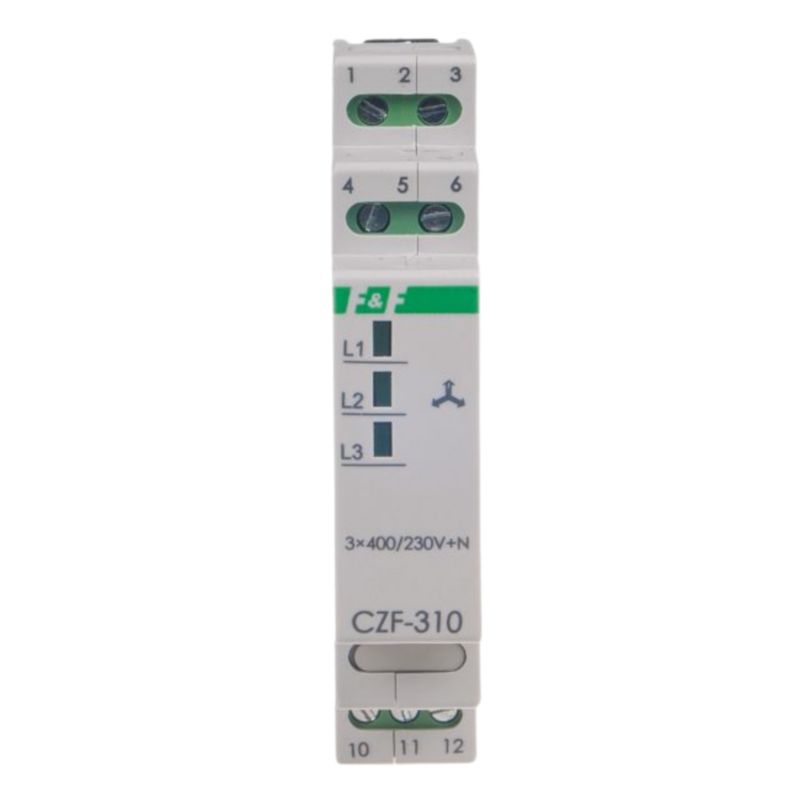 Czujnik Zaniku Fazy F&F Zabezpieczanie Czf-310 Kontrola Faz Din 1szt.