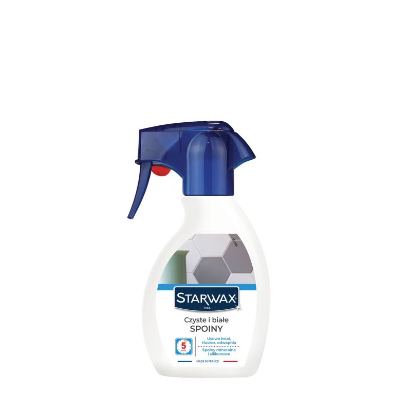 Czyste i Białe Spoiny Starwax, profesjonalne czyszczenie fug, odświeżanie 250 ml