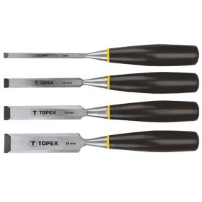Dłuta TOPEX 6-24 mm, zestaw 4 szt 1 kpl