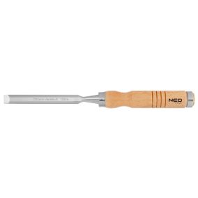 Dłuto NEO TOOLS 12 mm, CRV, uchwyt drewniany 1 szt