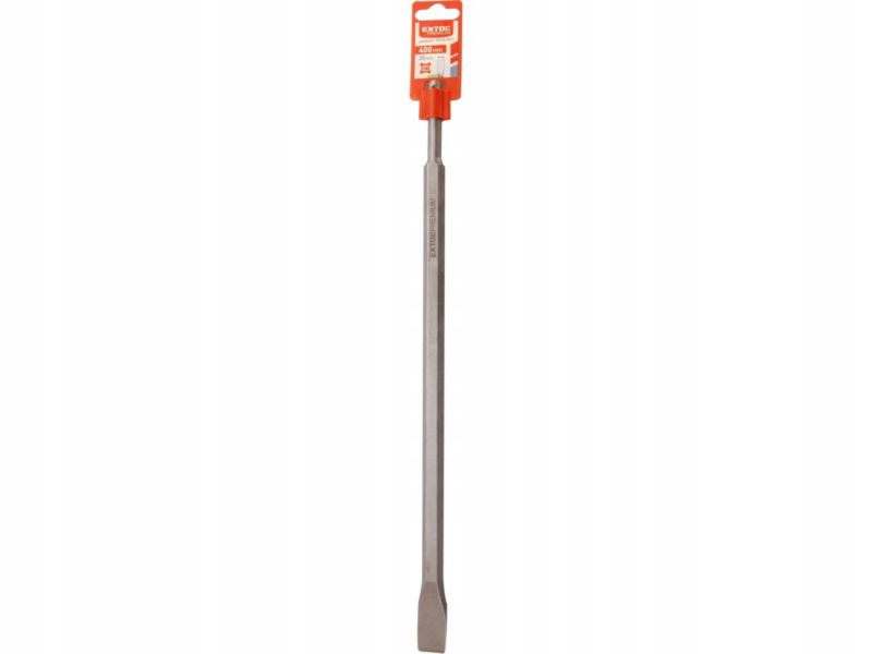 Dłuto płaskie SDS-plus 20x400 mm Extol Premium długie do betonu do prac ciężkich 1 szt