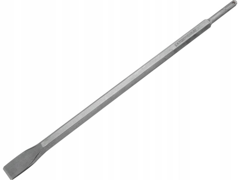 Dłuto płaskie SDS-plus 20x400 mm Extol Premium długie do betonu do prac ciężkich 1 szt