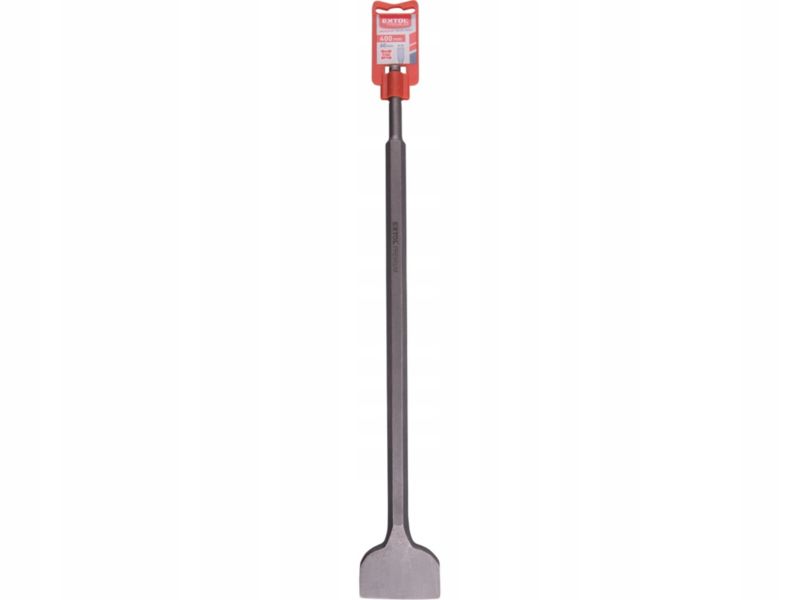 Dłuto płaskie SDS-plus 60x400 mm Extol Premium  odgięte  do betonu do płytek 1 szt