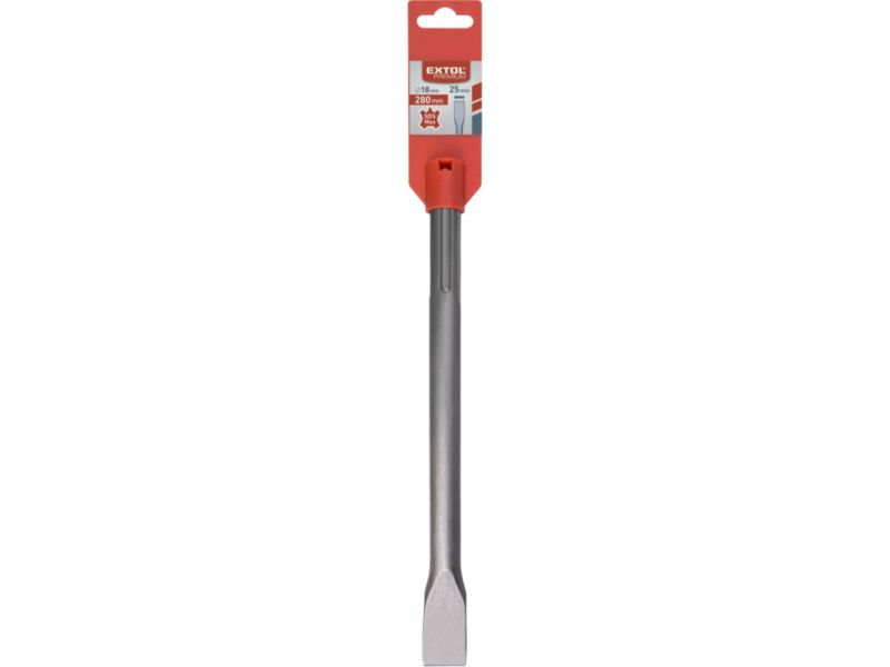 Dłuto SDS-MAX Extol Premium płaskie 280x25 wąskie łopatka przecinak 1 szt.