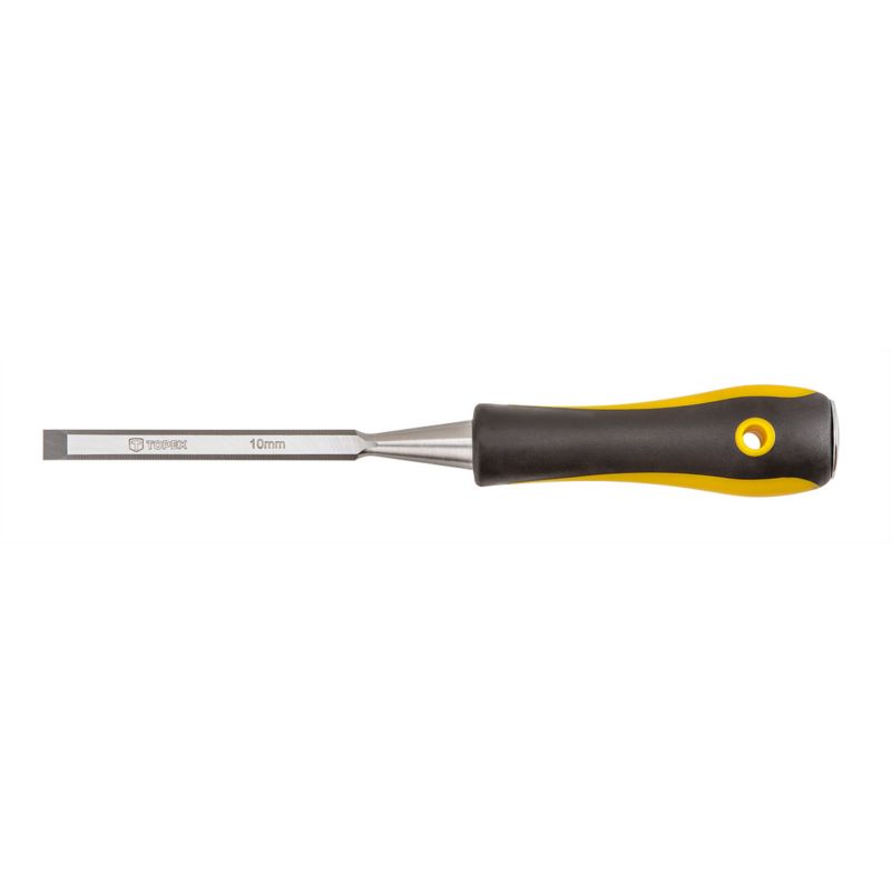 Dłuto TOPEX 10 mm, dwumateriałowy uchwyt, CrV 1 szt