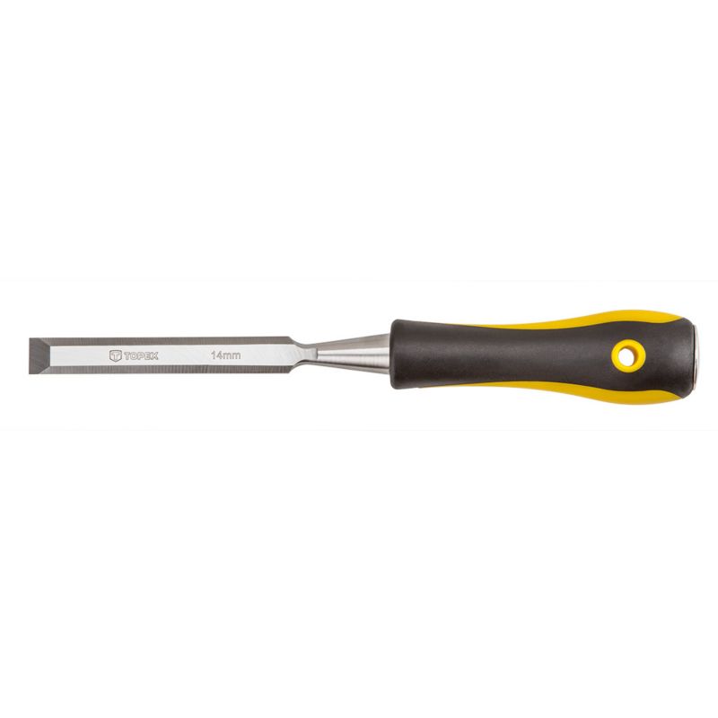 Dłuto TOPEX 14 mm, dwumateriałowy uchwyt, CrV 1 szt
