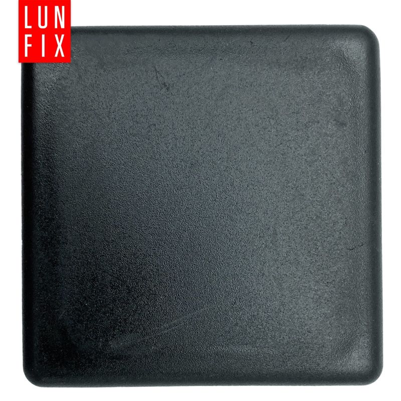 Daszek na słupek Lun Fix czarny 40x40 100szt.