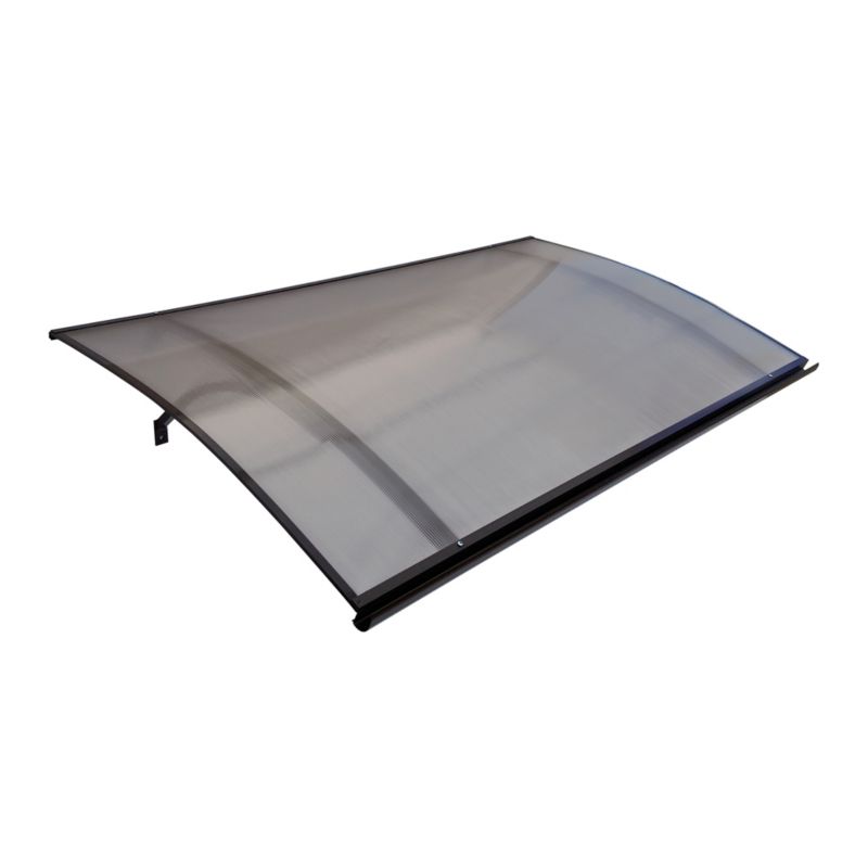 Daszek STARKEDACH L-160 RAL8017 wygiętY z ramą aluminiową I z pokryciem z poliwęglanu 1szt