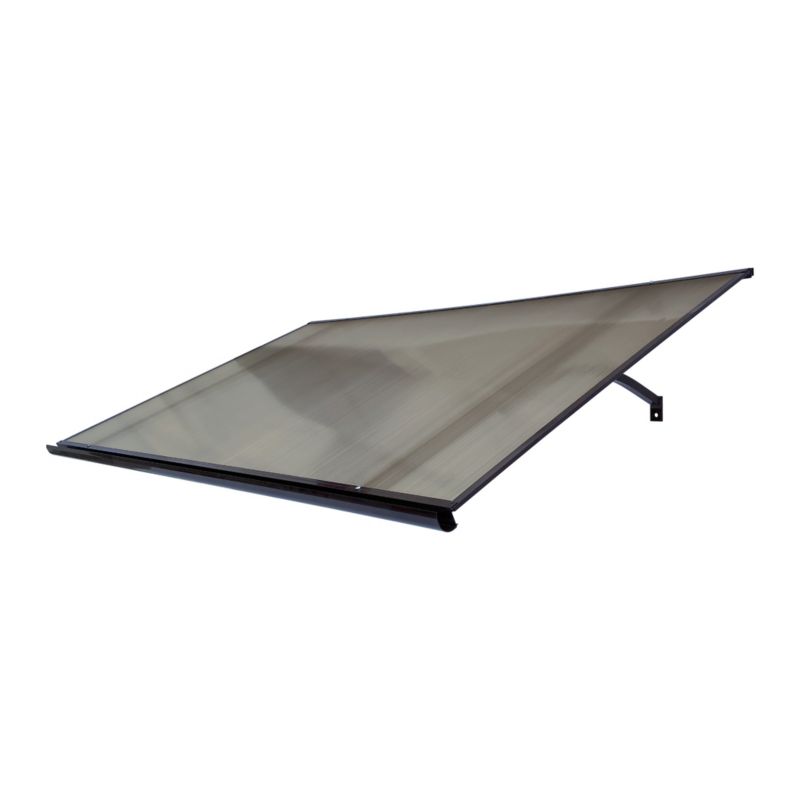 Daszek STARKEDACH Straight T-160 RAL8017 z ramą aluminiową i z powłoką z poliwęglanu 1szt