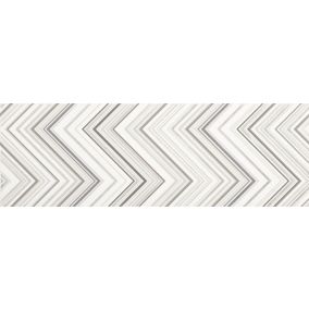 Dekor Brightwhite 30 x 90 cm lines