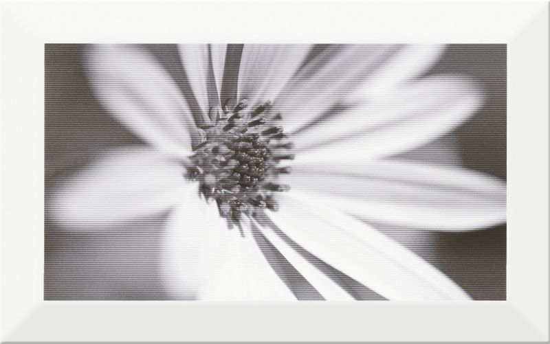Dekor Frosto Cersanit 25 x 40 cm white spring flower
