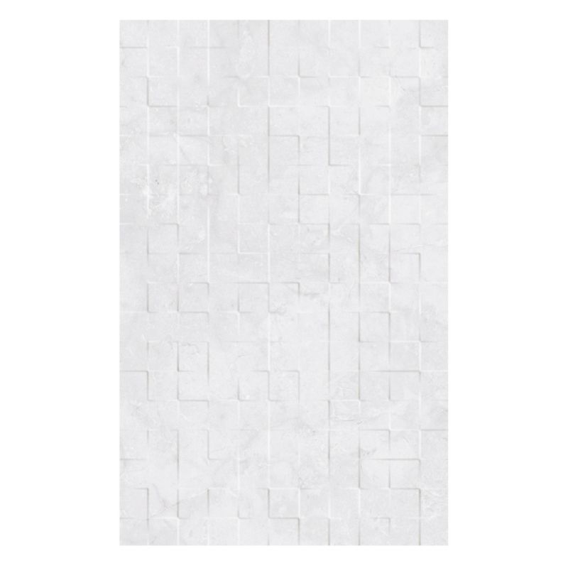 Dekor Ideal Marble 25 x 40 cm biały 1 m2
