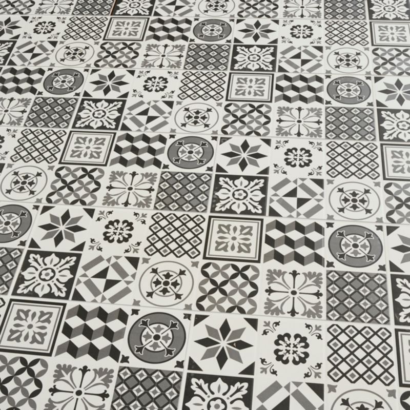 Dekor Konkrete GoodHome 20 x 60 cm black&white 0,96 m2
