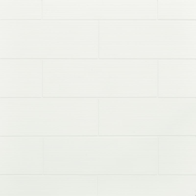 Dekor Plain GoodHome 20 x 60 cm straight white 0,96 m2