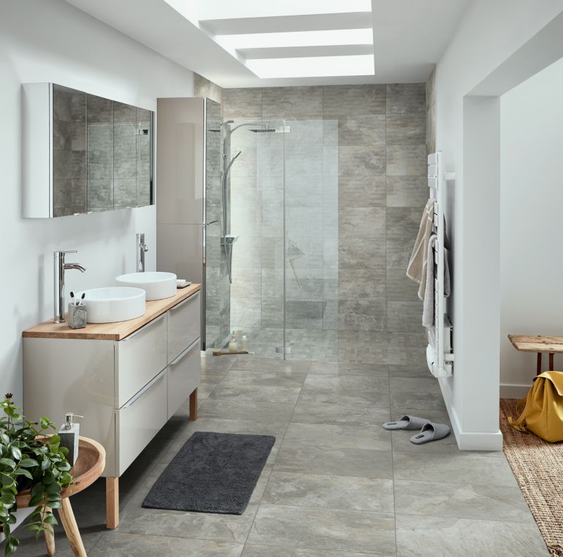 Dekor Shaded slate GoodHome 59,8 x 29,8 cm szary 1,25 m2