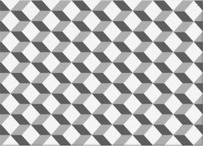 Dekor Tania Cersanit 25 x 35 cm white geometric