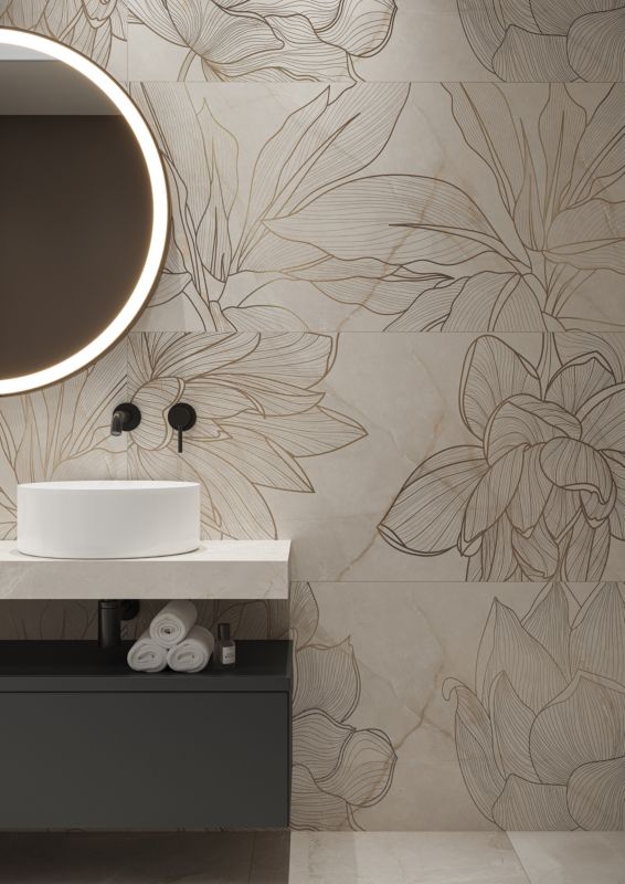 Dekor Tile Queen light beige 60 x 120 1,44 m2