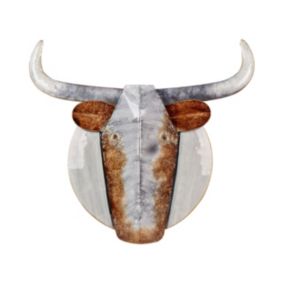Dekoracja ścienna Erbium Metal Szary 1 szt.