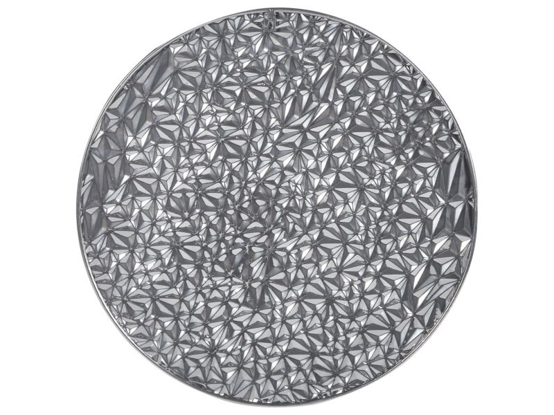 Dekoracja ścienna Moscavide 59 cm Metal Srebrny 1 szt.