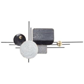 Dekoracja ścienna Ovar Metal Szary 50 cm 1 szt.