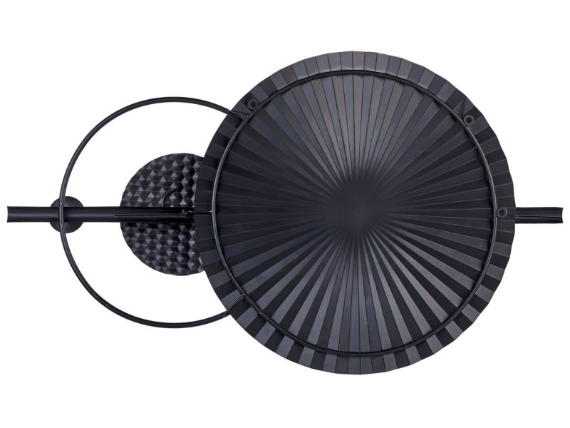 Dekoracja ścienna Ruthenium Metal Abstrakcyjny Czarny 1 szt.