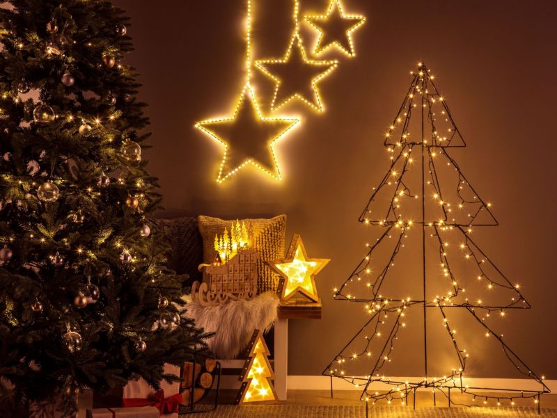Dekoracja świąteczna LED Impala 40 cm Kalendarz adwentowy Jasnobrązowy 1 szt.