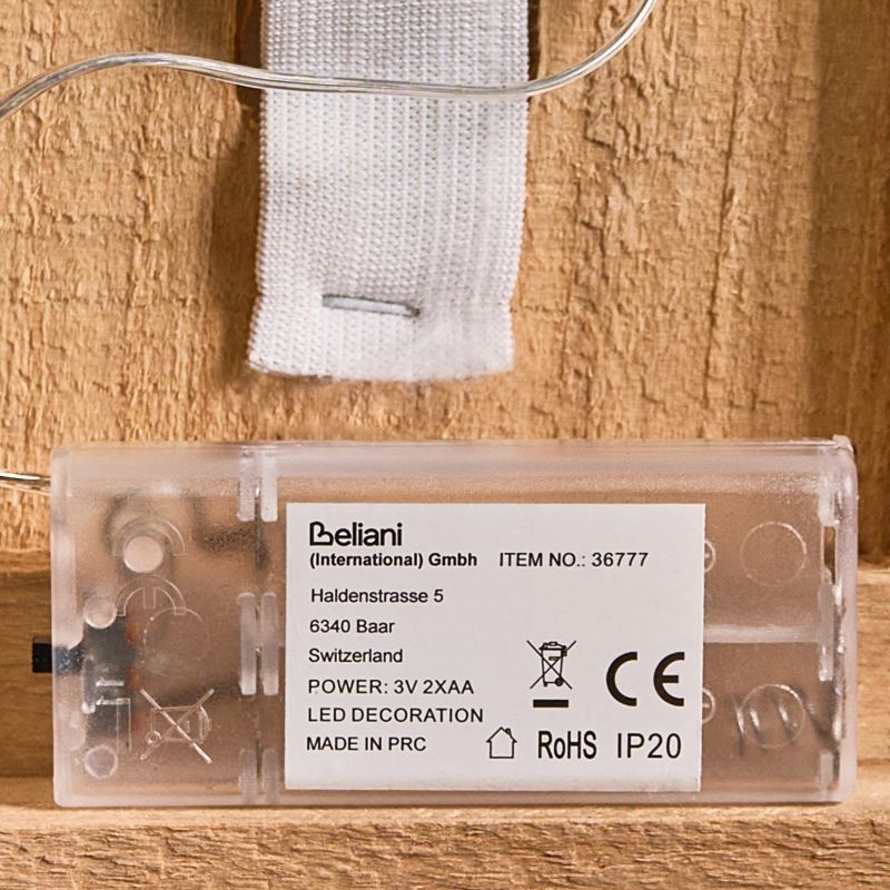 Dekoracja świąteczna LED Lentira 80 cm Latarnia Jasnobrązowy 1 szt.