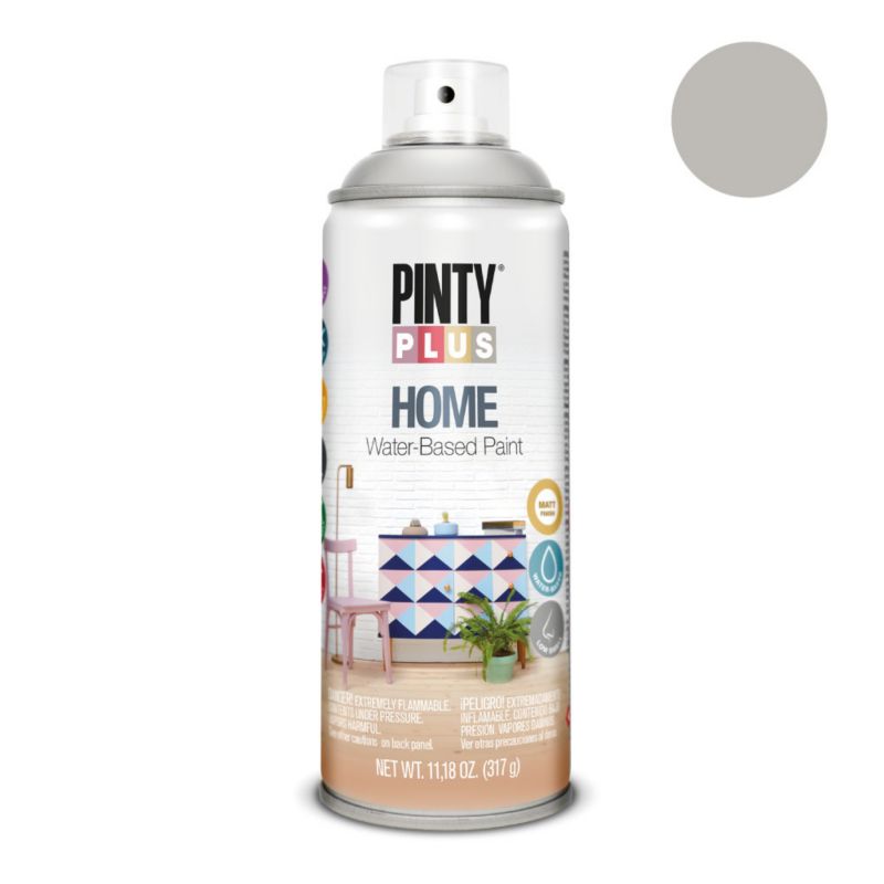 Dekoracyjna farba w sprayu Pintyplus HOME GREY MOON matowe 400ml