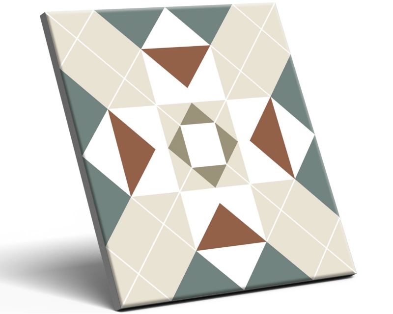 Dekoracyjna płytka gresowa Olivia Patchwork Victorian Ada 20 x 20 cm 1 szt.