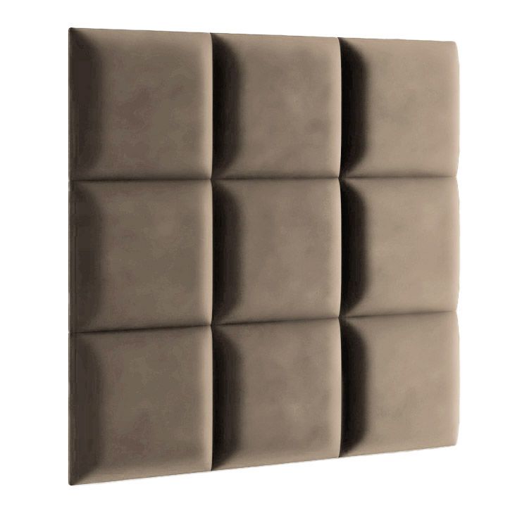 Dekoracyjny panel tapicerowany MAXSTONE 30x30 kolor ciemnobeżowy 1 szt.