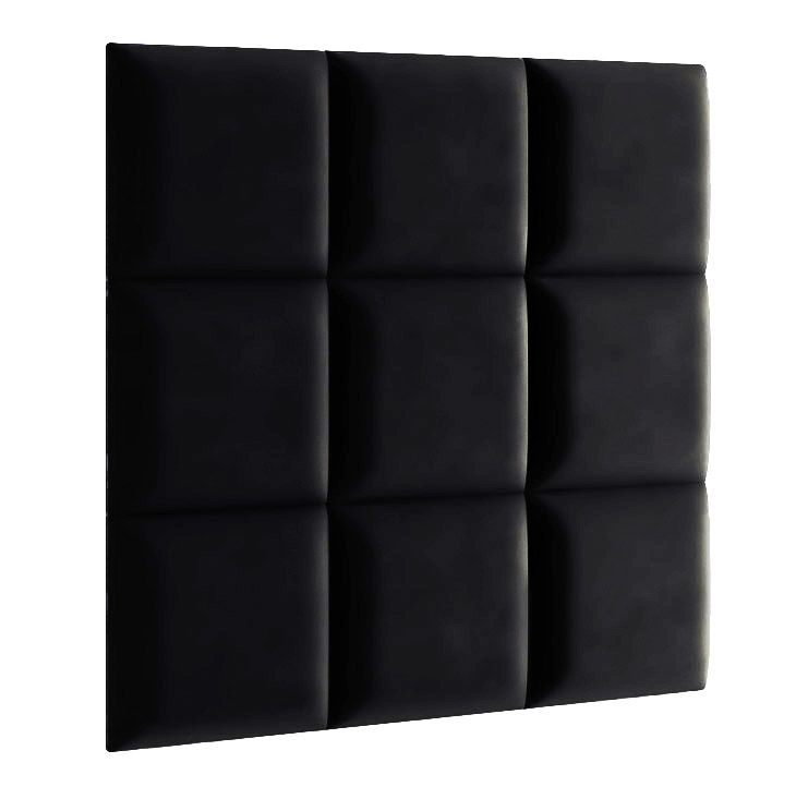 Dekoracyjny panel tapicerowany MAXSTONE 30x30 kolor czarny  1 szt.