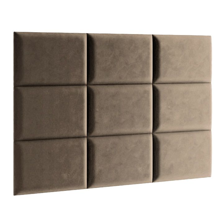 Dekoracyjny panel tapicerowany MAXSTONE 30x60 kolor ciemnobeżowy 1 szt.