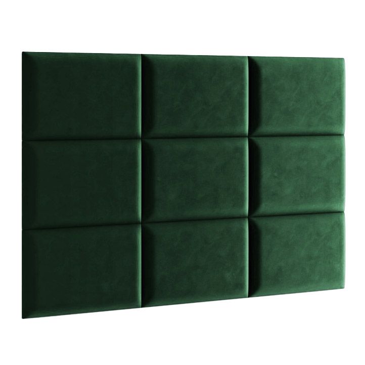 Dekoracyjny panel tapicerowany MAXSTONE 30x60 kolor ciemnozielony 1 szt.