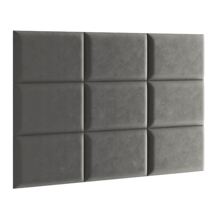 Dekoracyjny panel tapicerowany MAXSTONE 30x60 kolor szary 1 szt.