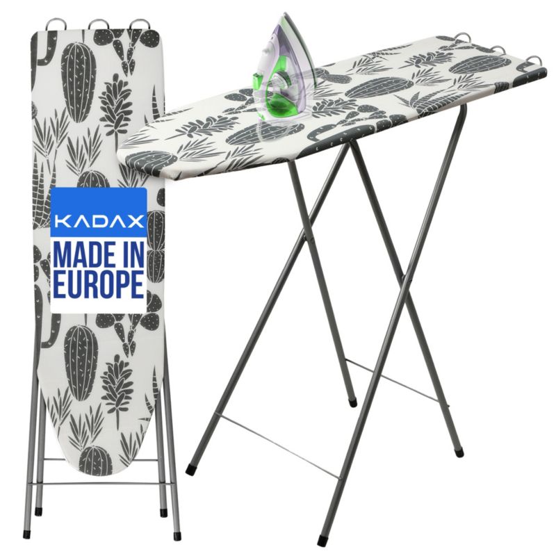 Deska Do Prasowania KADAX 100x30cm Lekka Uchwyt Na Żelazko Standardowa 1szt.
