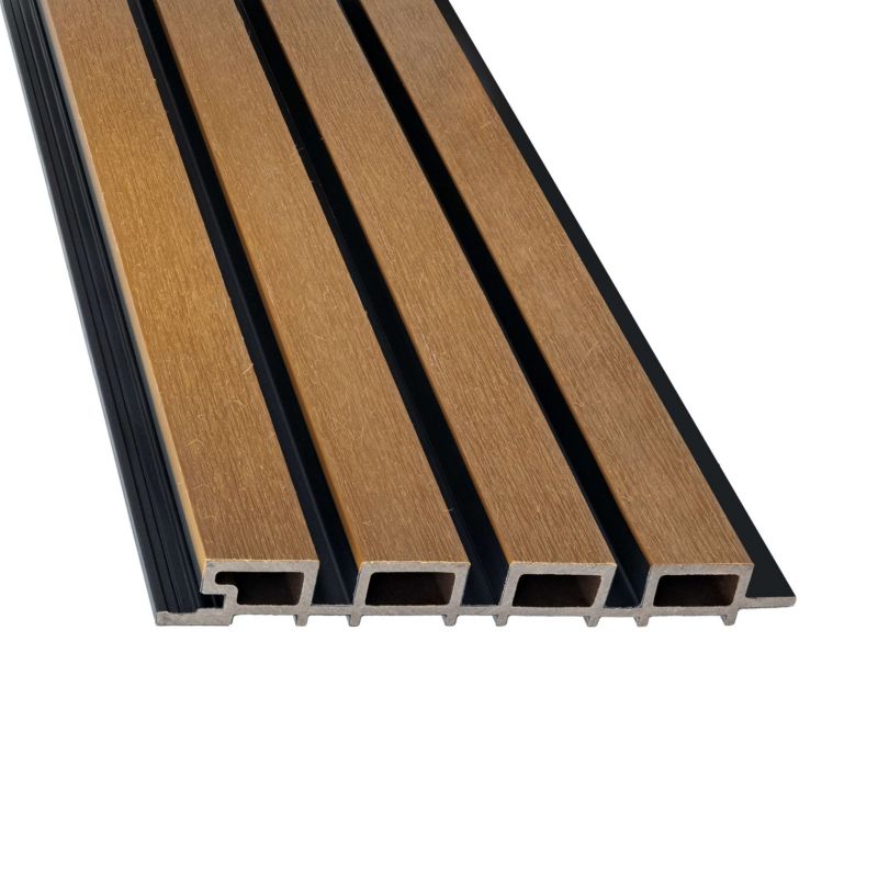 Deska Elewacyjna Lamelowa Ecotravers WPC EKO Polimer Teak/Czarny 2,9 m 1 szt.