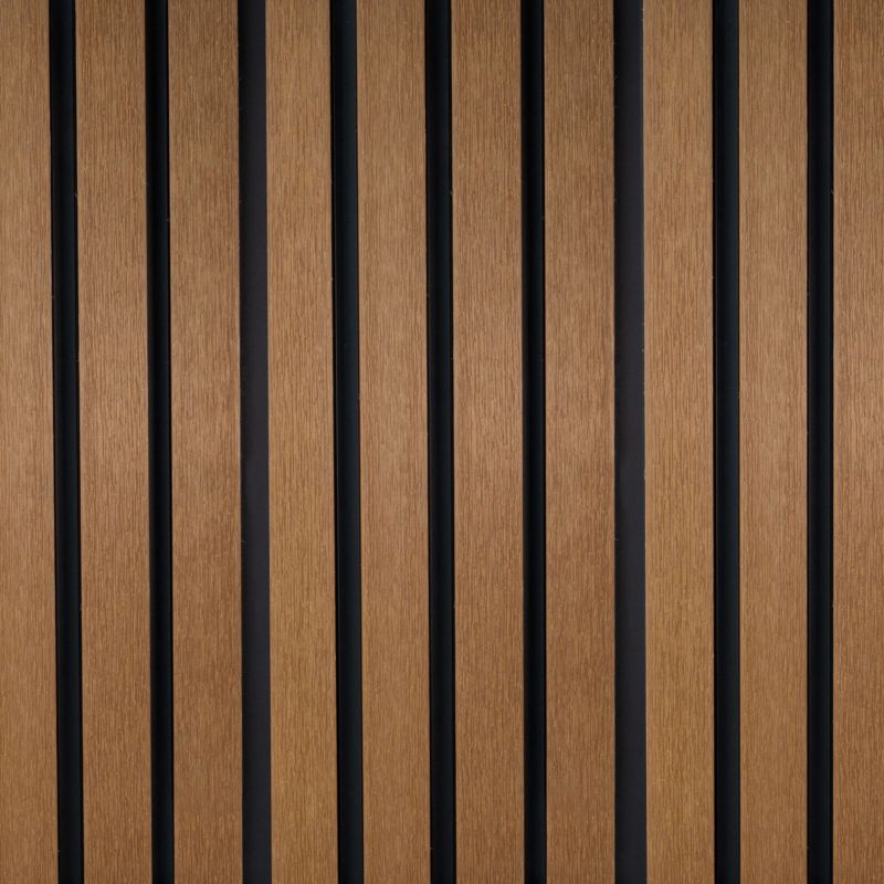 Deska Elewacyjna Lamelowa Ecotravers WPC EKO Polimer Teak/Czarny 2,9 m 1 szt.
