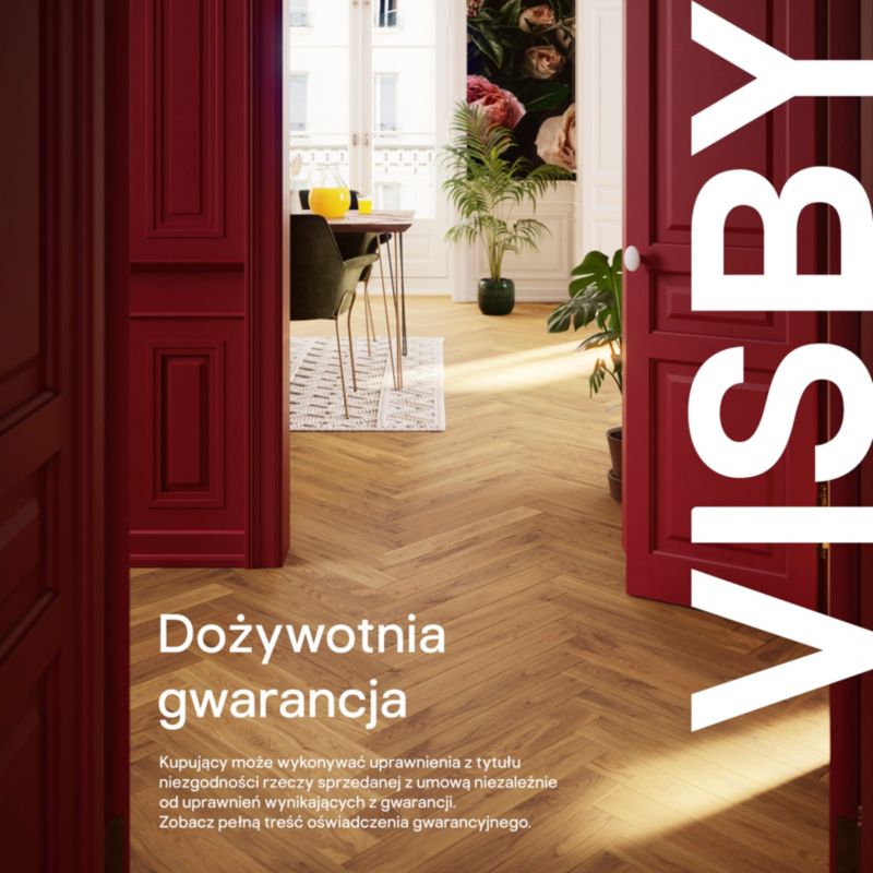 Deska podłogowa lita GoodHome Visby jodełka 1,75 m2