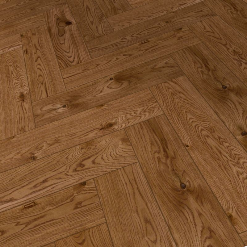 Masivní lakovaná palubka GoodHome Skara rybí kost 1,75 m2.