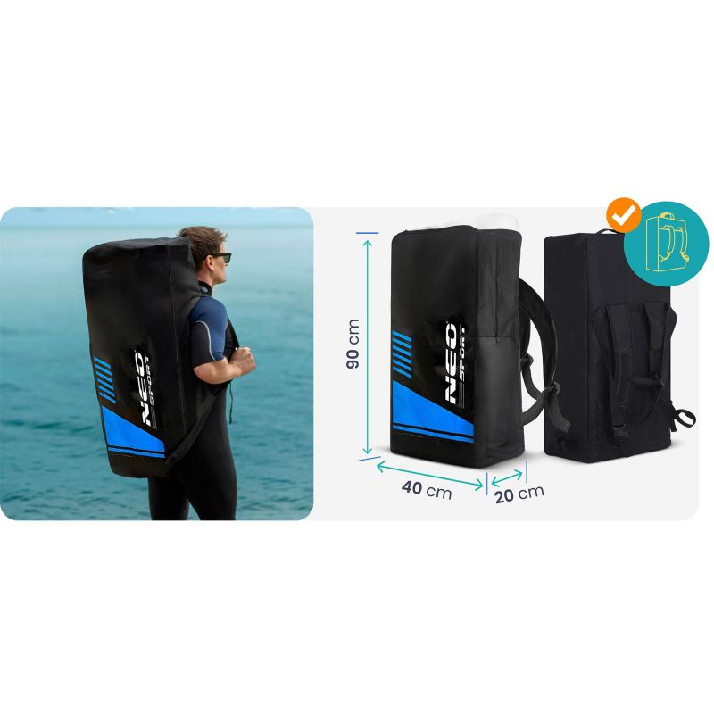 Deska SUP do pływania pompowana Paddle Aquasurf 320cm Neo-Sport 1szt.