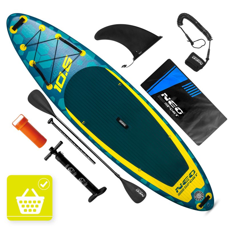 Deska SUP do pływania pompowana Paddle Aquasurf 320cm Neo-Sport 1szt.