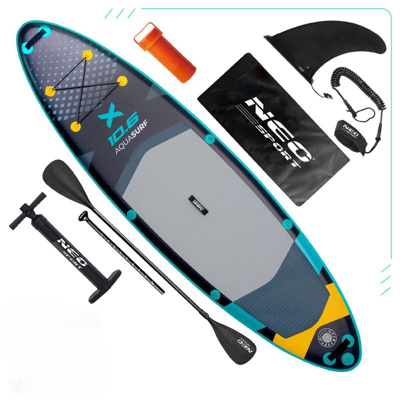 Deska SUP Neo-Sport do pływania stand up paddle 320cm pompowana zestaw 1 szt.