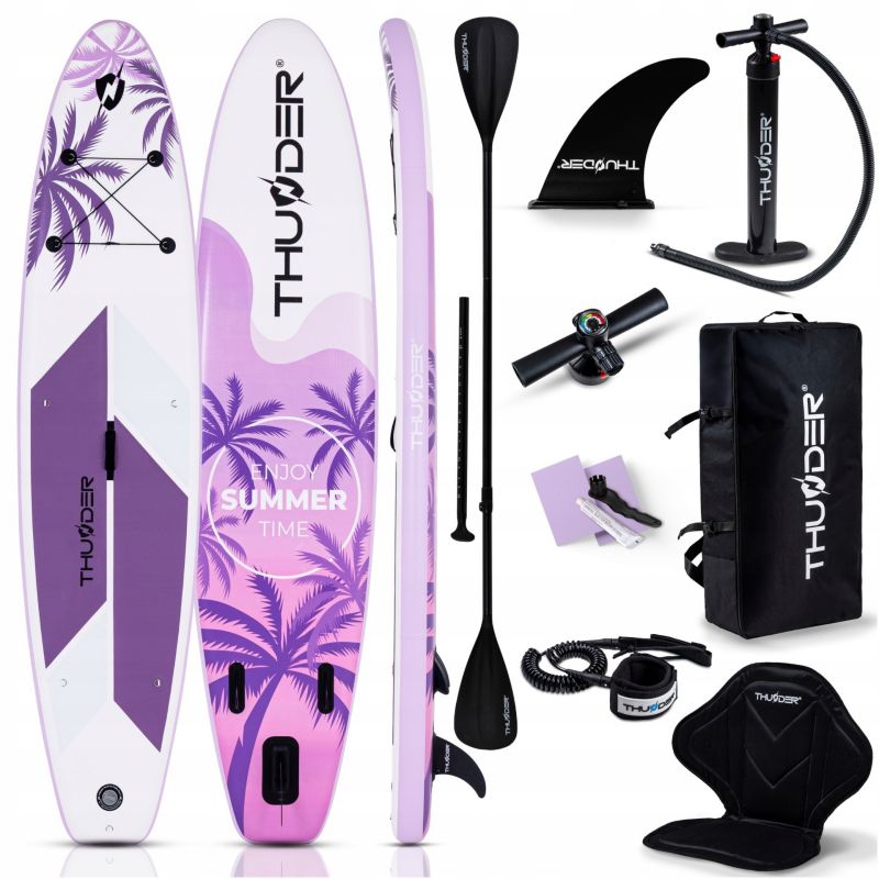 Deska SUP Thunder stand up paddle board 350cm pompowana z siedziskiem mocna wiosło 1szt.