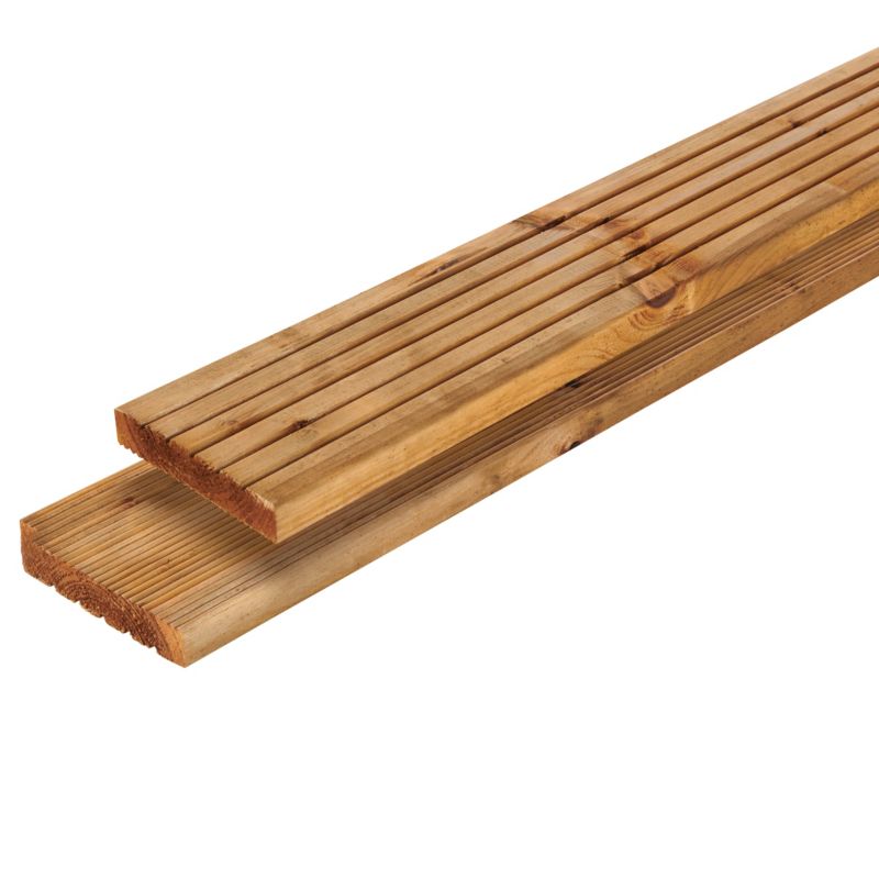 Deska tarasowa drewniana Blooma 24 x 120 x 2400 mm świerk naturalny
