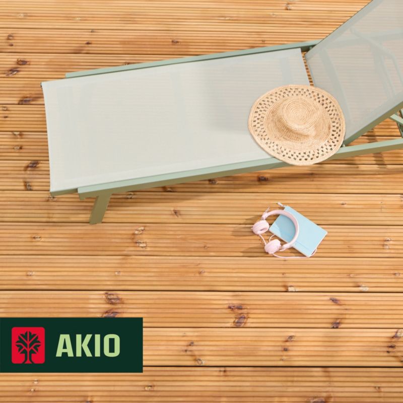 Deska tarasowa Klikstrom Akio 2,5 x 14,5 x 360 cm sosna brązowa