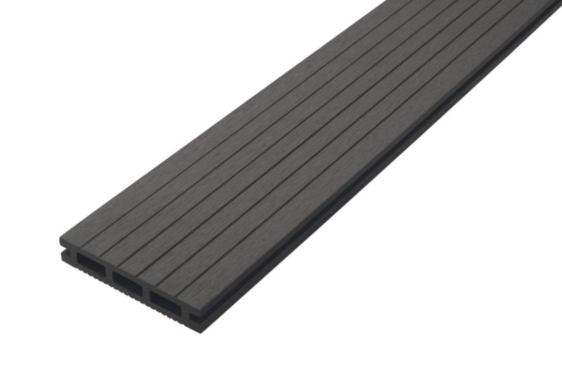 Kompozitní terasová deska DLH 20 x 105 x 2000 mm antracit.