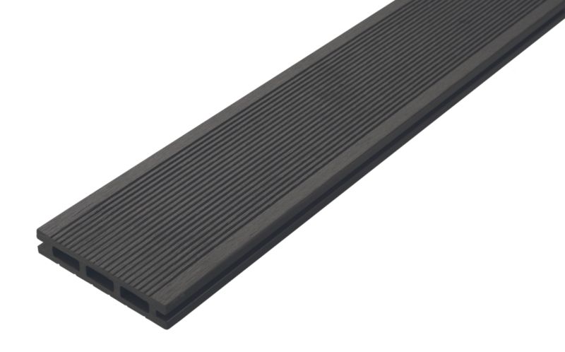 Kompozitní terasová deska DLH 20 x 105 x 2000 mm antracit.
