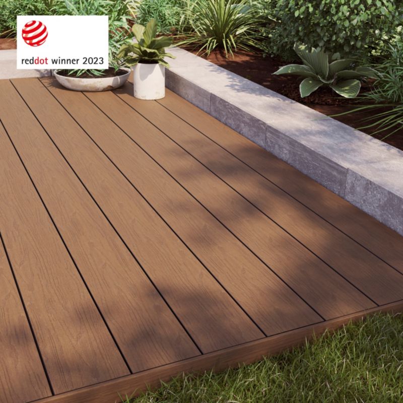 Deska tarasowa kompozytowa Klikstrom 2,2 x 14,5 x 220 cm teak
