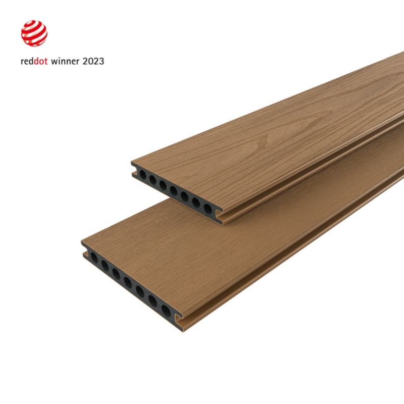 Deska tarasowa kompozytowa Klikstrom 2,2 x 14,5 x 220 cm teak
