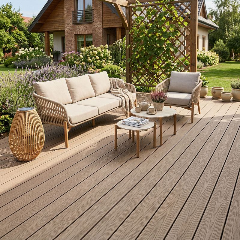 Deska Tarasowa Kompozytowa NORDECK Dubline Antique/Sandstone 3000 x 143 x 22,5 mm 1 szt.